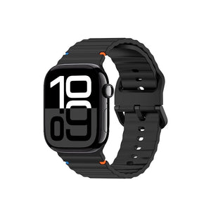 Wave Pattern Sports Silicone Advanced Strap