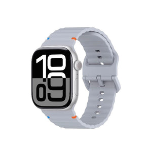 Wave Pattern Sports Silicone Advanced Strap