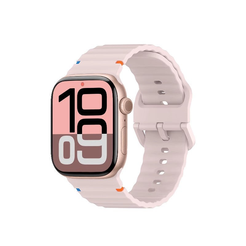 Wave Pattern Sports Silicone Advanced Strap