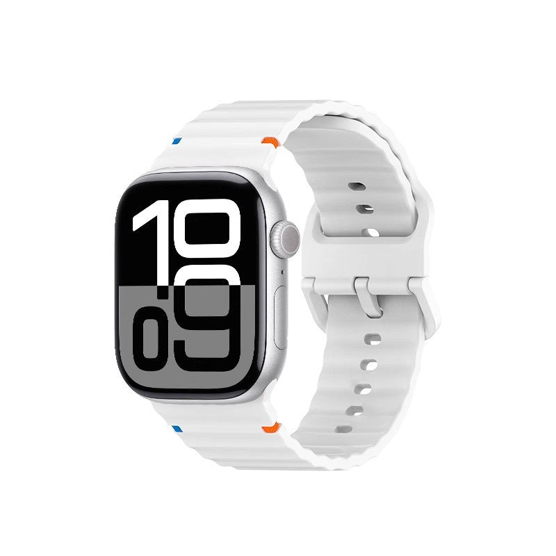Wave Pattern Sports Silicone Advanced Strap
