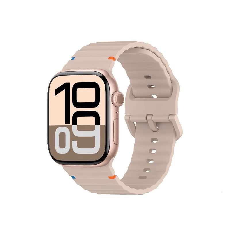 Wave Pattern Sports Silicone Advanced Strap