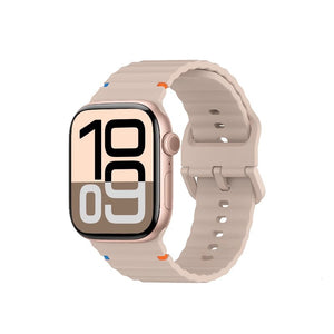 Wave Pattern Sports Silicone Advanced Strap