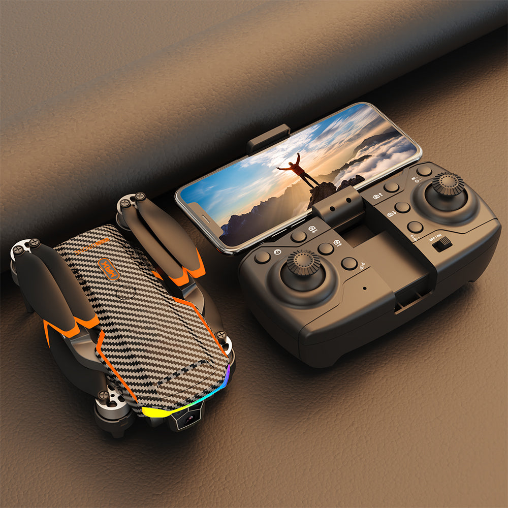 Drone F168 Brushless Optical Flow Obstacle Avoidance Aerial Photography Quadcopter Long-Endurance Remote Control