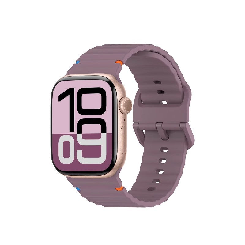Wave Pattern Sports Silicone Advanced Strap