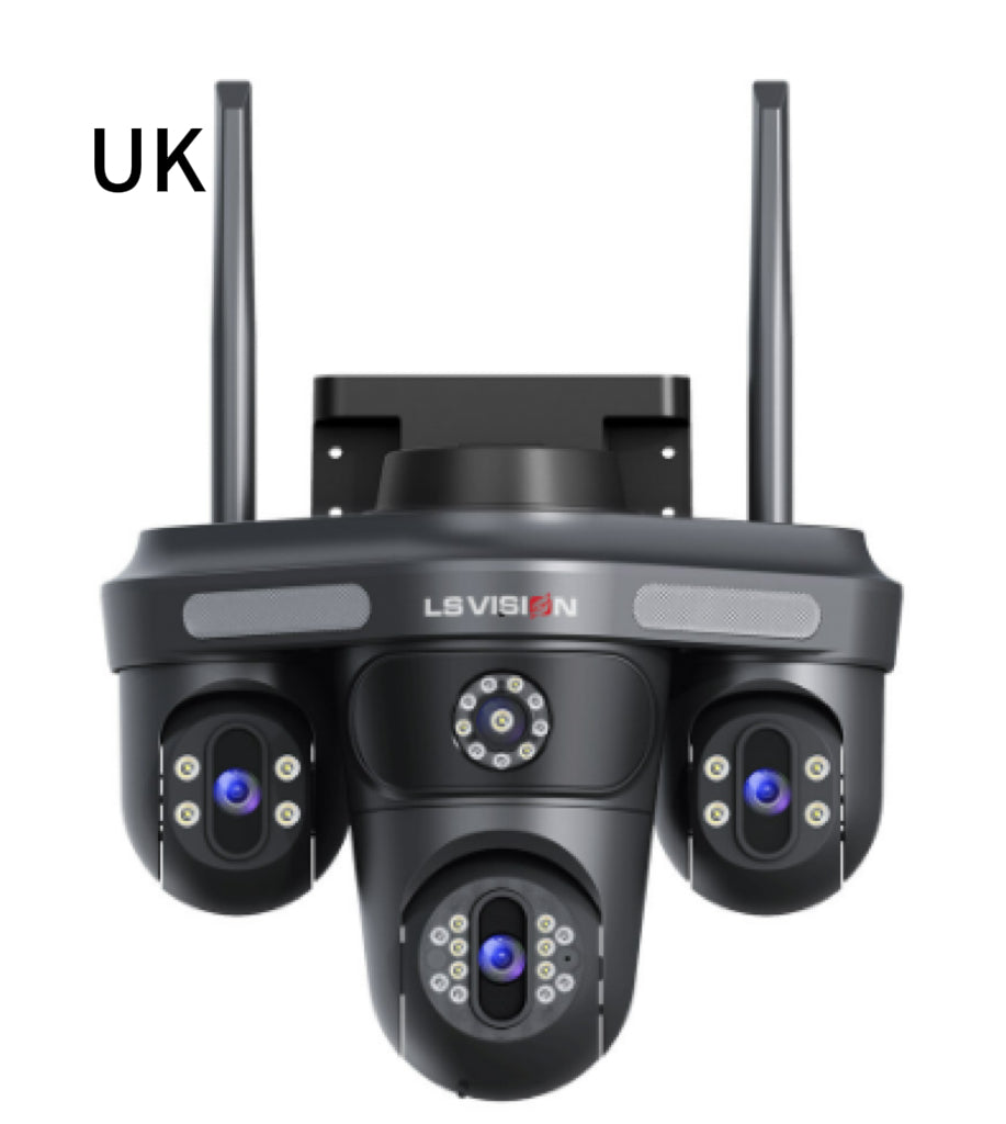Three-screen APP-controlled Rotating 15 Million-pixel HD Camera
