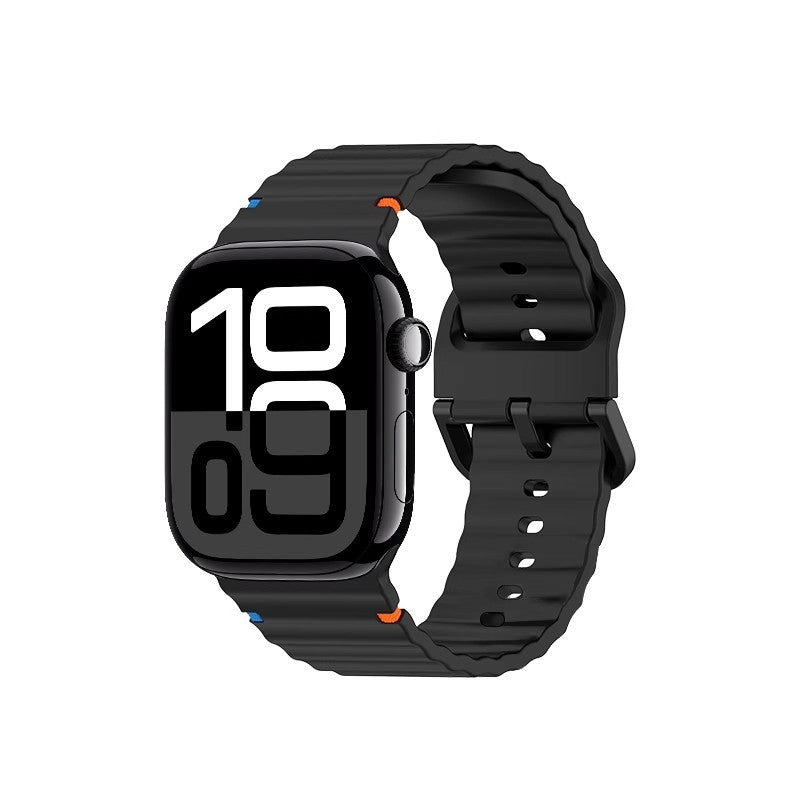 Wave Pattern Sports Silicone Advanced Strap