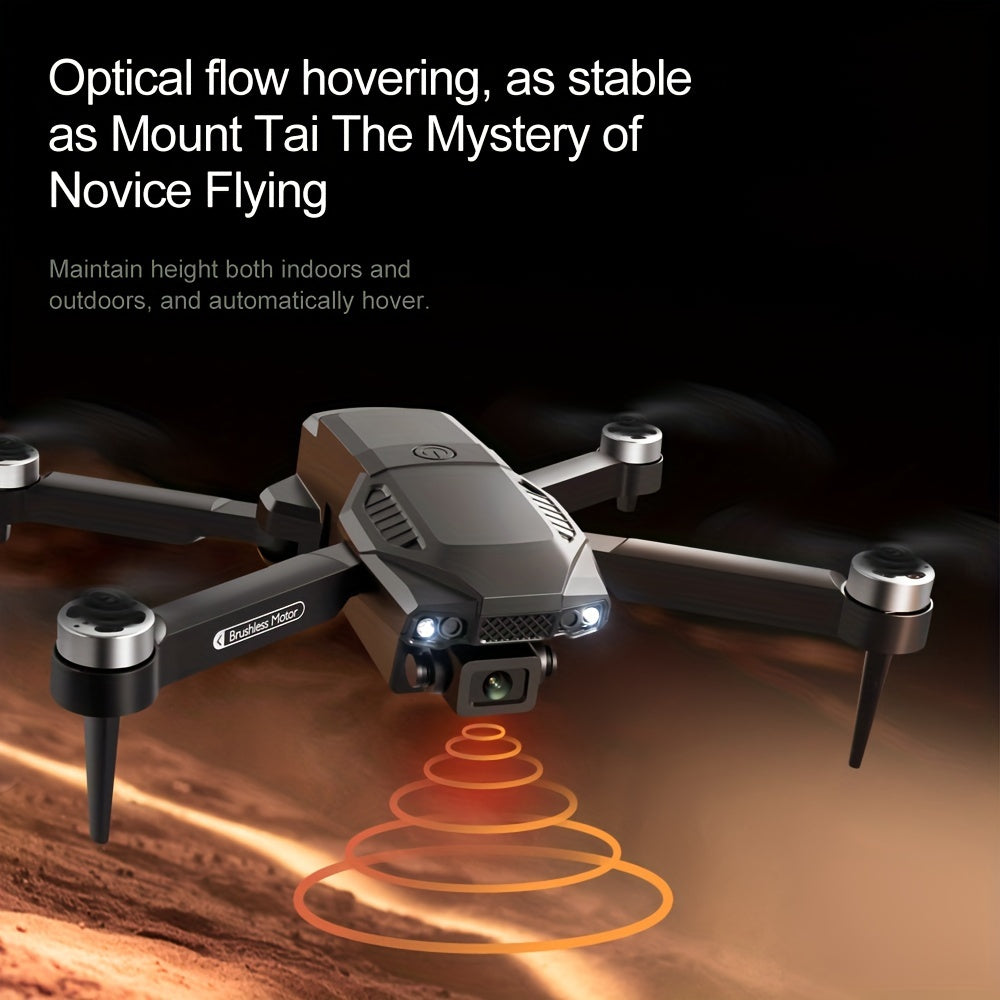 ESULOMP Brushless Drone HD Dual Camera Aerial Drone ,Quadcopter Optical Stream Positioning F196 RC Airplane