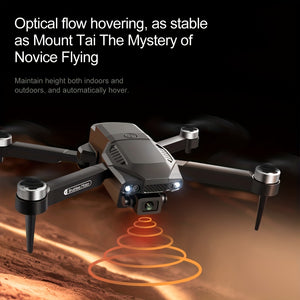 ESULOMP Brushless Drone HD Dual Camera Aerial Drone ,Quadcopter Optical Stream Positioning F196 RC Airplane