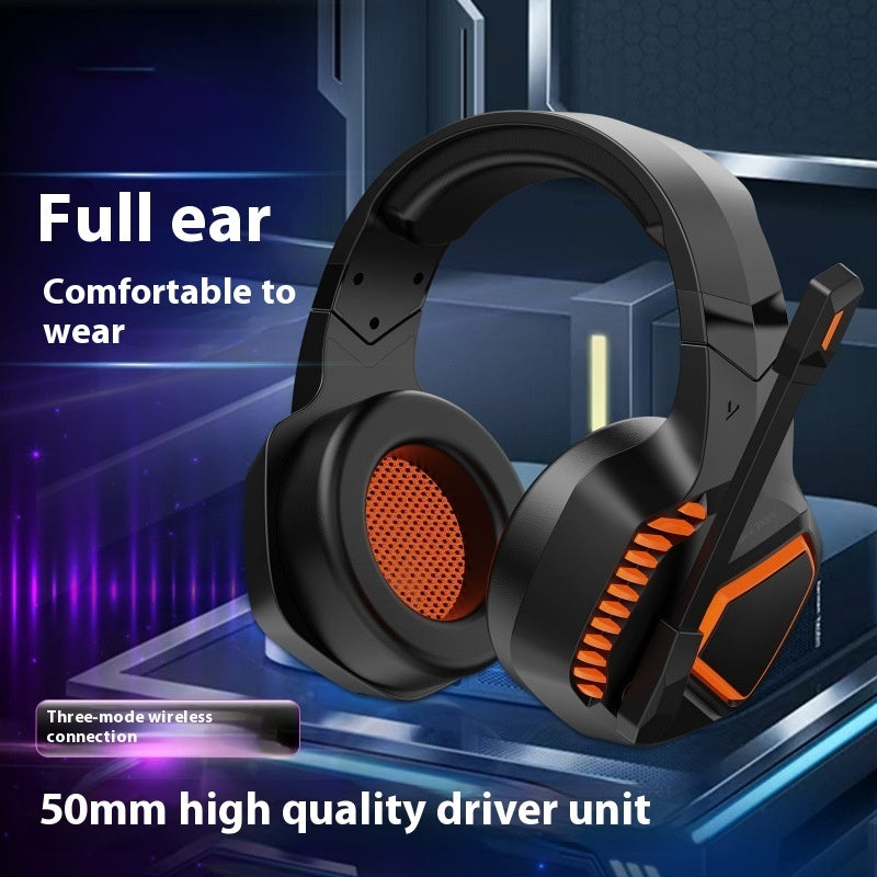 Wireless Bluetooth Gaming Headset Rotatable Noise Reduction