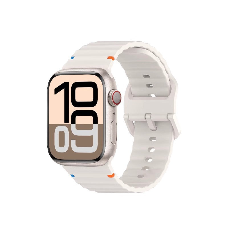 Wave Pattern Sports Silicone Advanced Strap