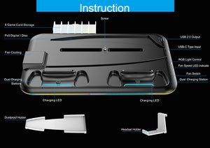 PS5 Host Multi-function Cooler Pad