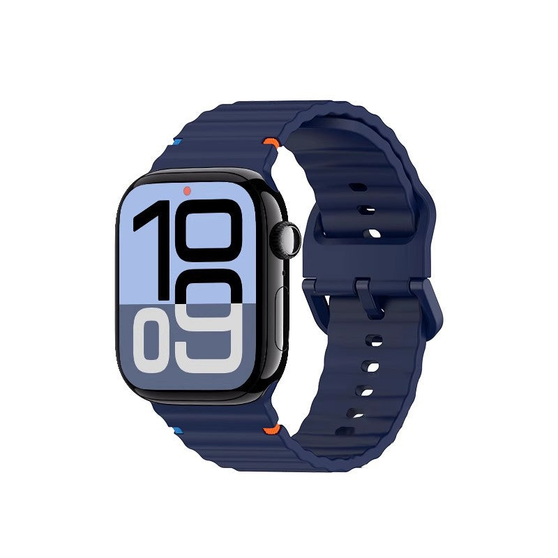 Wave Pattern Sports Silicone Advanced Strap