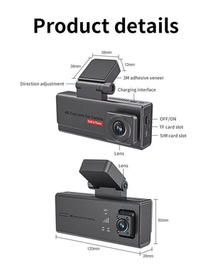 Sentry Full Color Camera Display Latitude And Longitude Speed Positioning HD Built-in